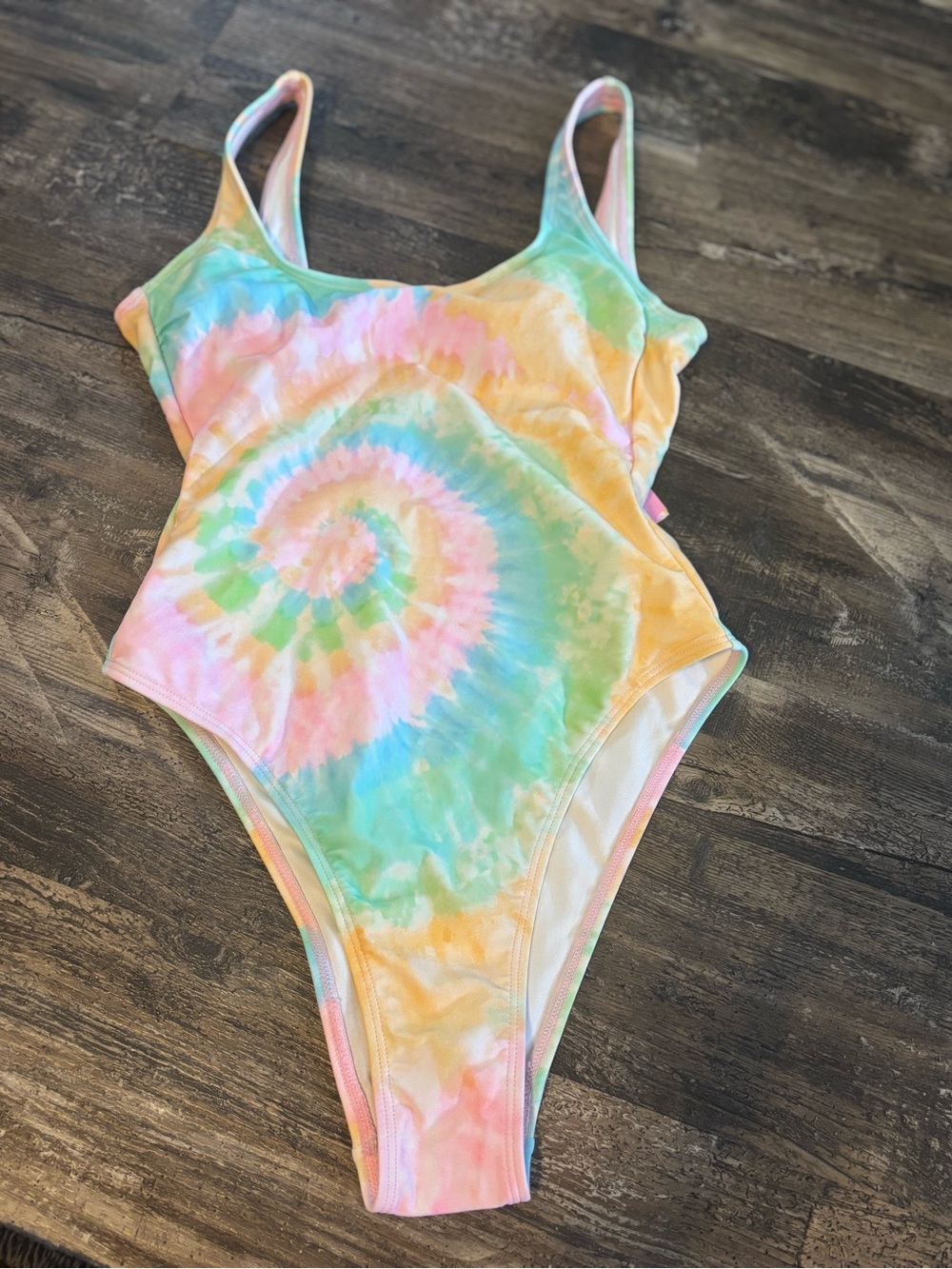 Tie-Dye Pastel One-Piece Swimsuit for Women